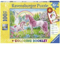 Ravensburger Puzzle 100pc XXL - Magical Unicorns