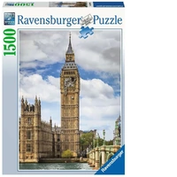 Ravensburger Puzzle 1500pc - Funny Cat on Big Ben