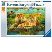 Ravensburger Puzzle 500pc - Lions in the Savannah