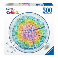 Ravensburger Puzzle 500pc - Circle of Colours Rainbow Cake