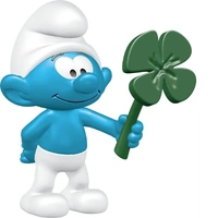 Schleich The Smurfs - Smurf With Clover Leaf