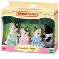 Sylvanian Families - Tuxedo Cat Family