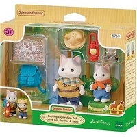 Sylvanian Families - Latte Cat Brother & Baby Exciting Exploration Set