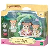 Sylvanian Families - Deer Babies Floral Swing Set