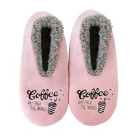 Snugg Ups Ladies Quote Coffee and then the World Small