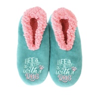 Snugg Ups Ladies Quote Life is better with a Dog Large