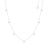 Disney Couture Kingdom Precious Metal - Mickey Mouse - Repeat CZ Necklace Silver