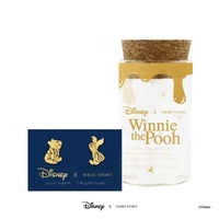 Disney x Short Story Earrings Pooh And Piglet - Gold