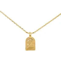 Harry Potter x Short Story Necklace - Hidden Staircase - Gold