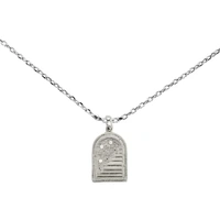 Harry potter x Short Story Necklace - Hidden Staircase - Silver