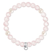Thomas Sabo Charm Club - Pink Charm Bracelet L-17.5cm