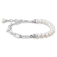 Thomas Sabo - Link Bracelet - Silver with Pearls (16 - 19cm)
