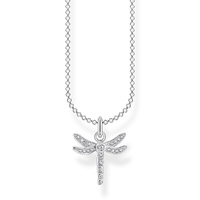 Thomas Sabo Charm Club - Dragonfly Silver Charm Necklace 38-45cm