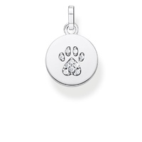 Thomas Sabo Pendant - Cat Paw Disc Silver