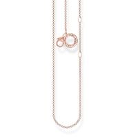 Thomas Sabo Charm Club - Rose Gold Charm Necklace 36-38cm