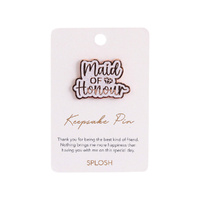 Splosh Wedding & Anniversary - Maid of Honour Keepsake Pin