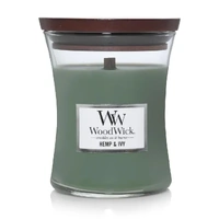 WoodWick Medium Candle - Hemp & Ivy