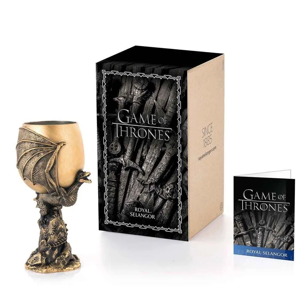 Royal Selangor Game Of Thrones - Gilt Drogon Goblet Limited Edition