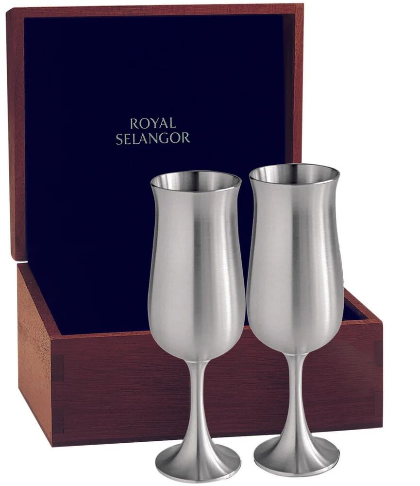 Royal Selangor - Gift-Boxed Champagne Flute (180mL) Pair