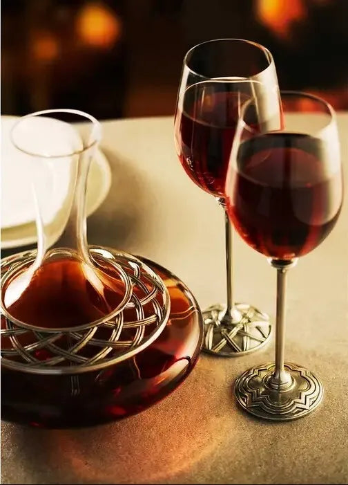 Royal Selangor Chateau - Wicker Wine Decanter