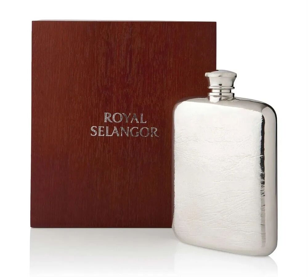Royal Selangor Classic Gifting - Gift-Boxed Hip Flask (140ml)
