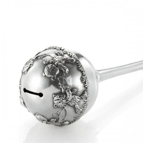Royal Selangor Teddy Bears' Picnic - Baby Rattle in Wooden Gift Box