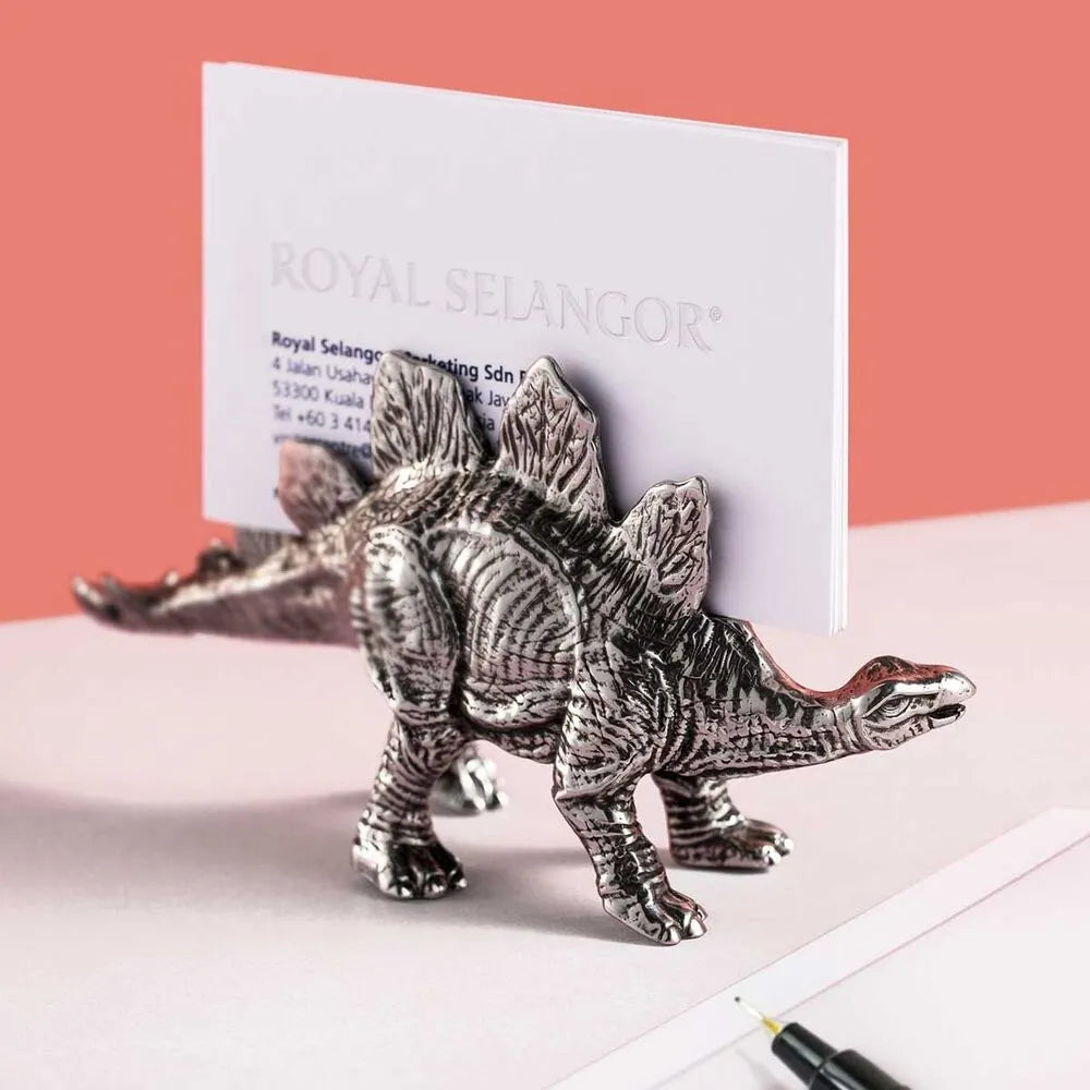 Royal Selangor Saurus - Stegosaurus Card Holder