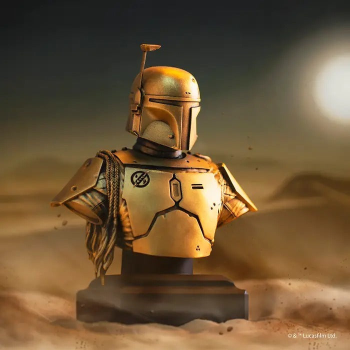 Royal Selangor Star Wars - Limited Edition Gilt Boba Fett Bust