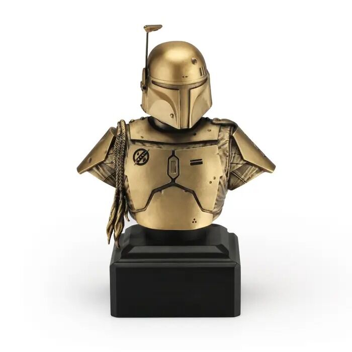 Royal Selangor Star Wars - Limited Edition Gilt Boba Fett Bust