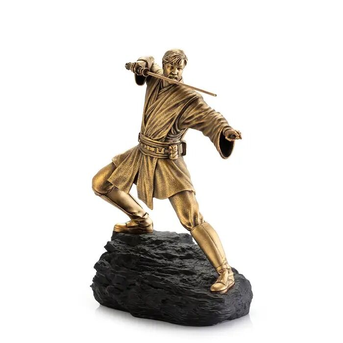 Royal Selangor Star Wars - Limited Edition Gilt Obi-Wan Figurine