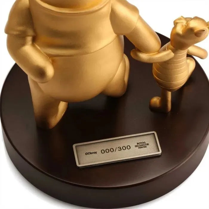 Royal Selangor Disney - Winnie The Pooh - Gilt Pooh & Piglet Figurine Limited Edition