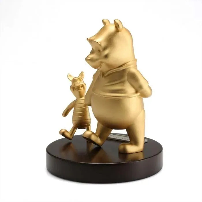 Royal Selangor Disney - Winnie The Pooh - Gilt Pooh & Piglet Figurine Limited Edition