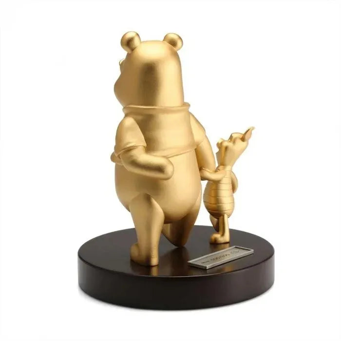Royal Selangor Disney - Winnie The Pooh - Gilt Pooh & Piglet Figurine Limited Edition