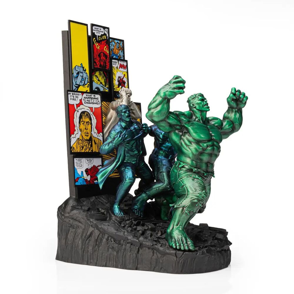 Royal Selangor Marvel - Limited Edition Gamma Green Incredible Hulk Origins Figurine
