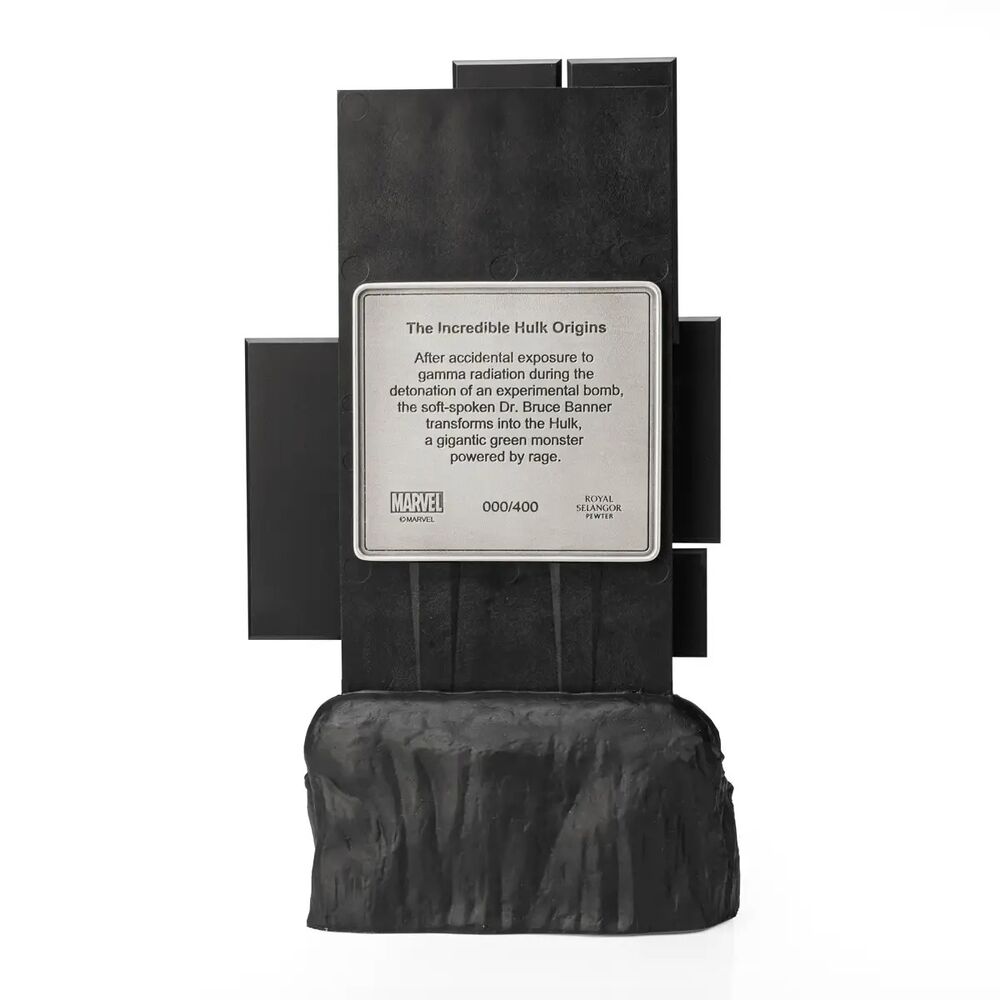 Royal Selangor Marvel - Limited Edition Gamma Green Incredible Hulk Origins Figurine