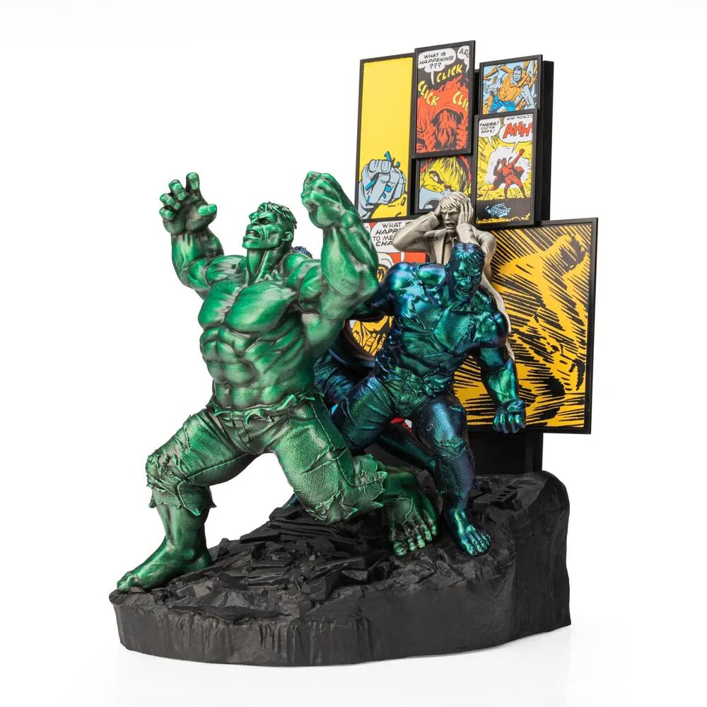 Royal Selangor Marvel - Limited Edition Gamma Green Incredible Hulk Origins Figurine