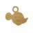 Royal Selangor Disney - Mickey Mouse Gilt Dimpled Silhouette Pendant