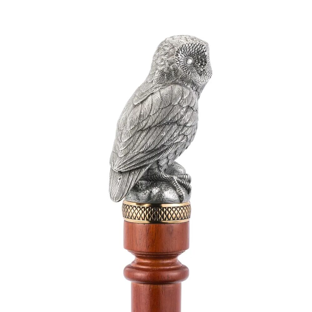Royal Selangor Woodland - Owl Walking Stick