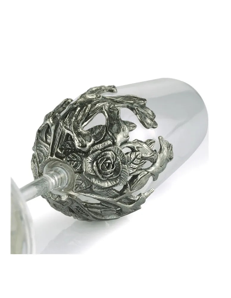 Royal Selangor Roses - Champagne Flute Pair