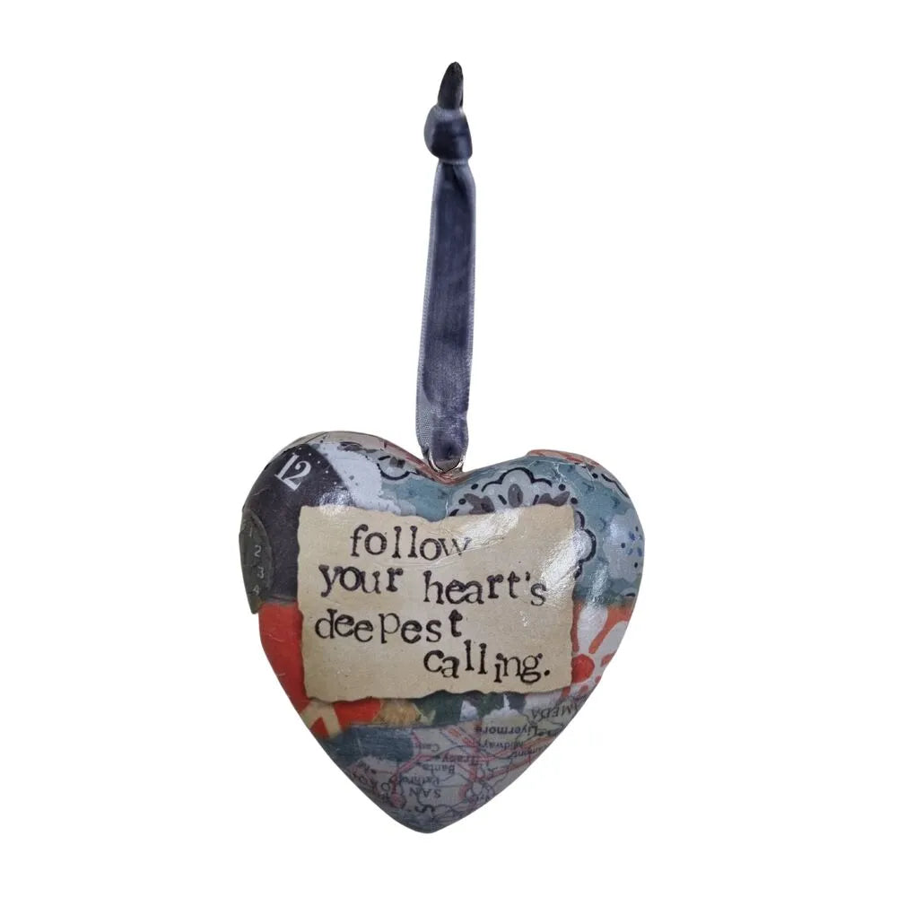 Kelly Rae Roberts Heart Ornament - Deepest Calling