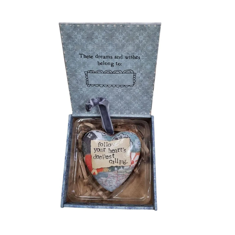 Kelly Rae Roberts Heart Ornament - Deepest Calling