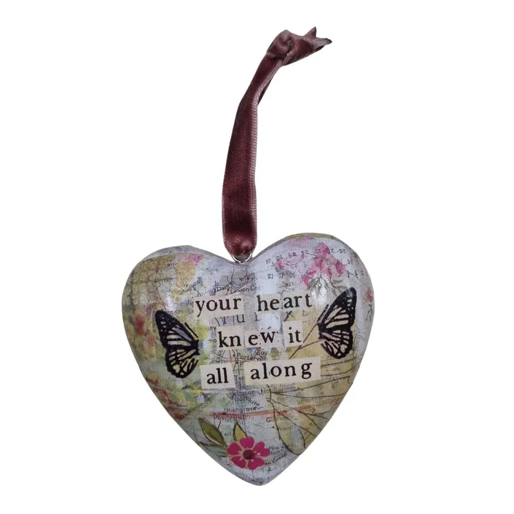Kelly Rae Roberts Heart Ornament - What it Takes