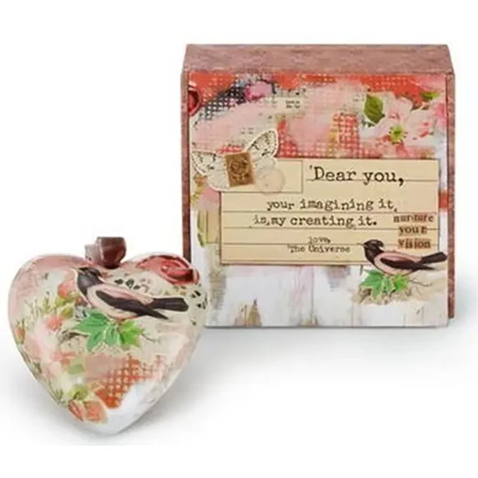 Kelly Rae Roberts Heart Ornament - Nurture Your Vision