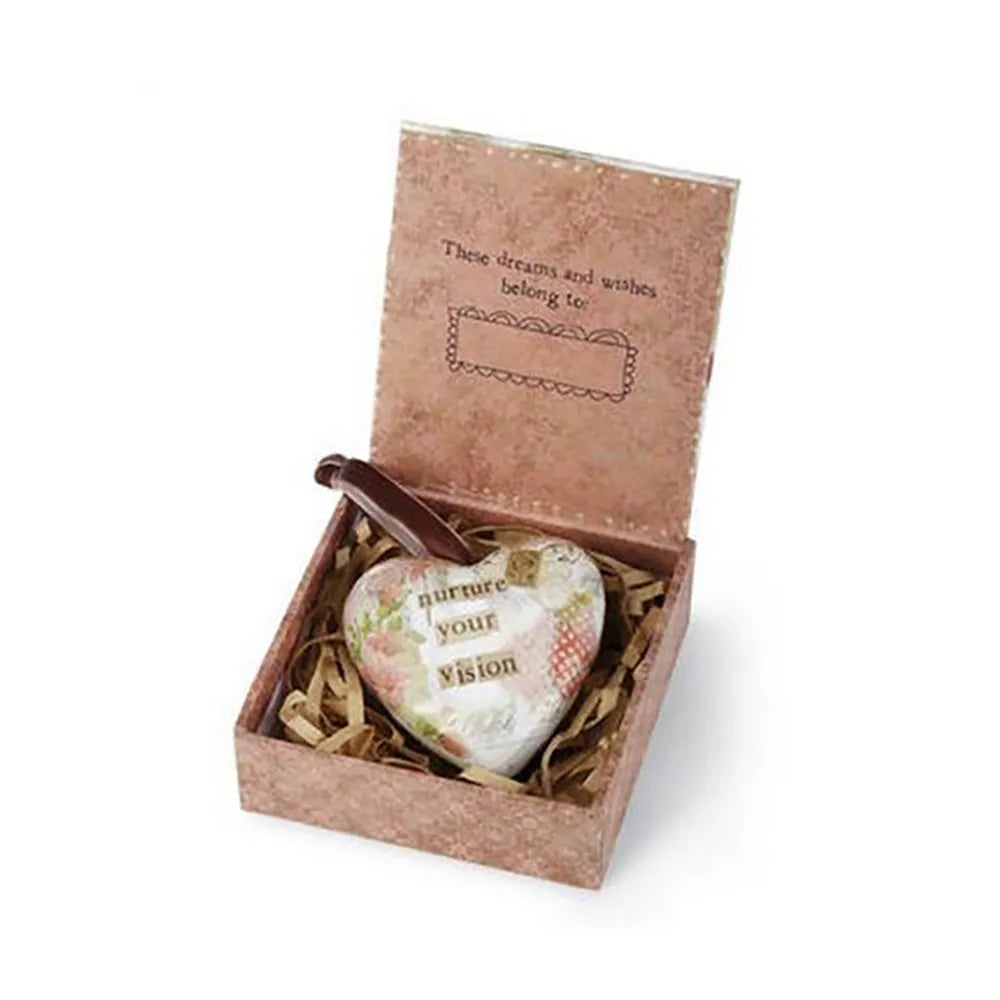 Kelly Rae Roberts Heart Ornament - Nurture Your Vision