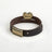 Story Heart Leather Bracelet - Black Blessed