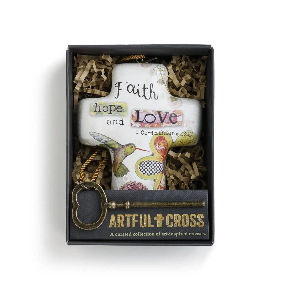 Artful Cross - Hope Butterfly