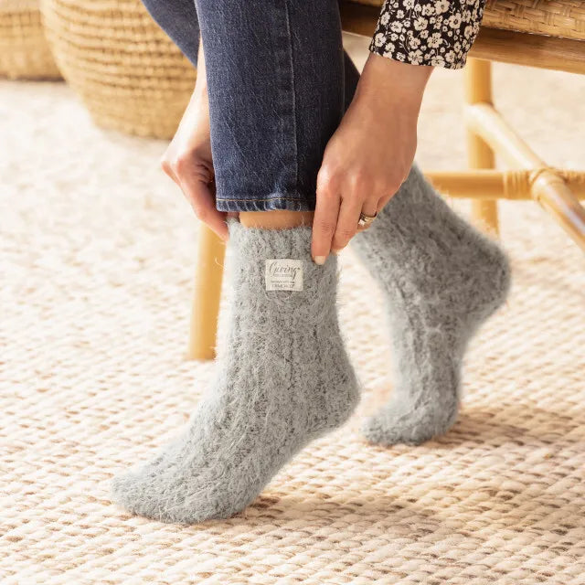 Demdaco Giving Socks - Gray