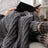 Demdaco Mens Giving Knit Fabric Blanket - Gray