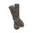 Demdaco Mens Giving Slipper Socks - Expresso
