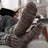 Demdaco Mens Giving Slipper Socks - Expresso